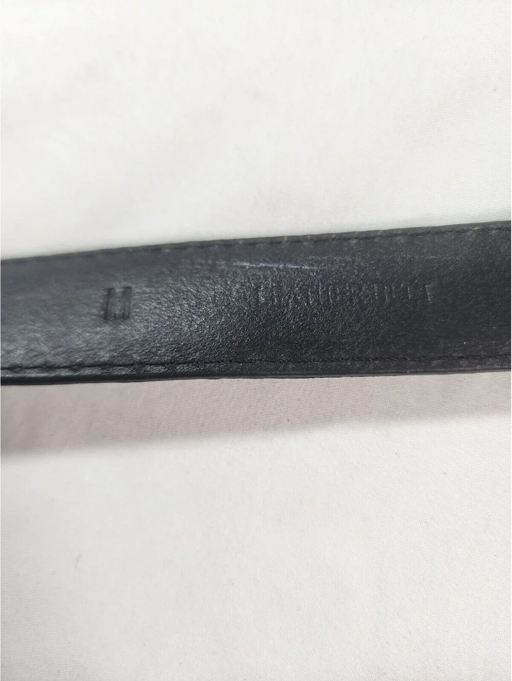 Amiee Lynn Black Thin Belt Size M Women's